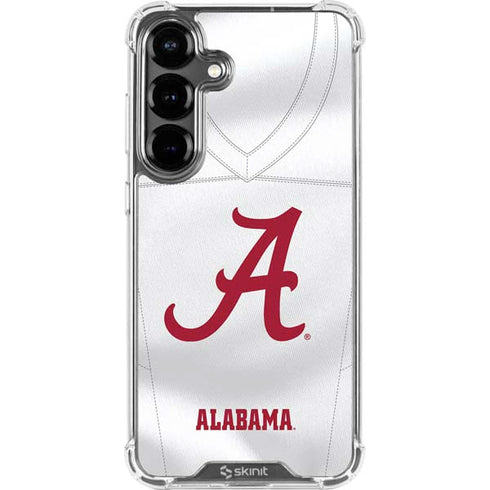 University of Alabama White Jersey Galaxy S26 Plus Clear Case