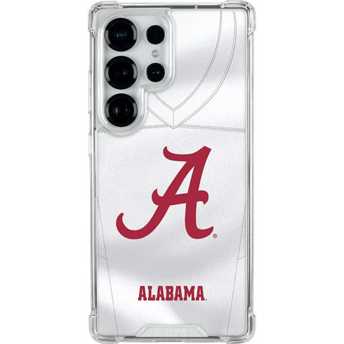 University of Alabama White Jersey Galaxy S26 Ultra Clear Case