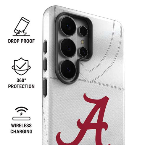 University of Alabama White Jersey Galaxy S26 Ultra Impact Case