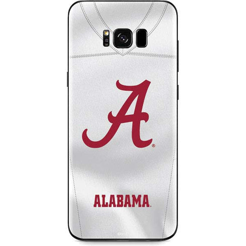 University of Alabama White Jersey Galaxy S8 Plus Skin