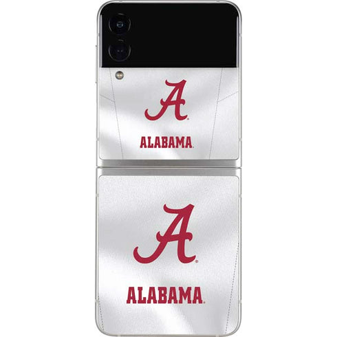 University of Alabama White Jersey Galaxy Z Flip3 5G Skin