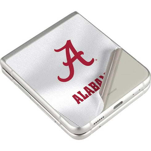 University of Alabama White Jersey Galaxy Z Flip3 5G Skin