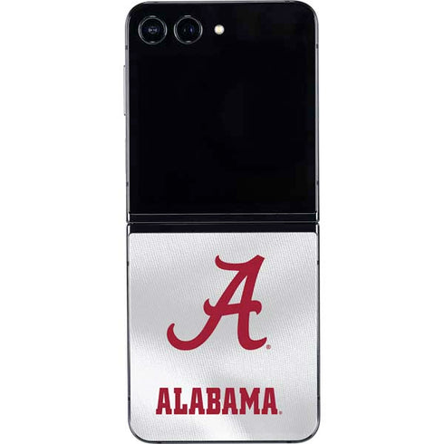 University of Alabama White Jersey Galaxy Z Flip5 5G Skin