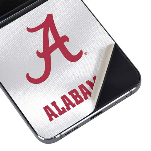 University of Alabama White Jersey Galaxy Z Flip5 5G Skin