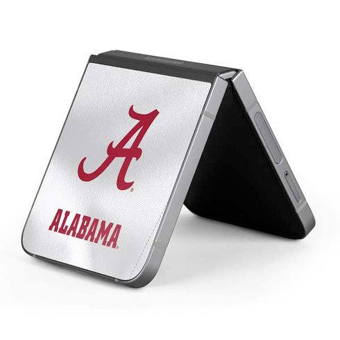 University of Alabama White Jersey Galaxy Z Flip6 Skin