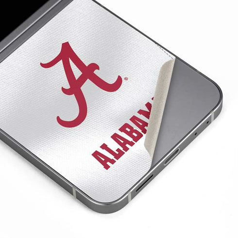 University of Alabama White Jersey Galaxy Z Flip6 Skin