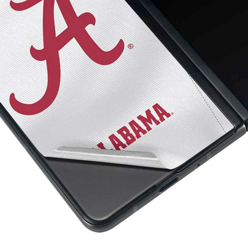 University of Alabama White Jersey Galaxy Z Fold3 5G Skin