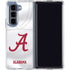 University of Alabama White Jersey Galaxy Z Fold5 5G Clear Case