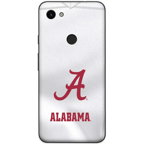 University of Alabama White Jersey Google Pixel 3a Skin