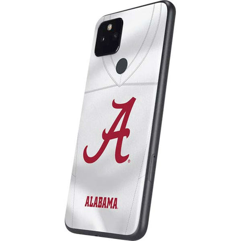 University of Alabama White Jersey Google Pixel 5a Skin