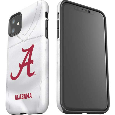 University of Alabama White Jersey iPhone 11 Impact Case