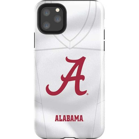University of Alabama White Jersey iPhone Cases