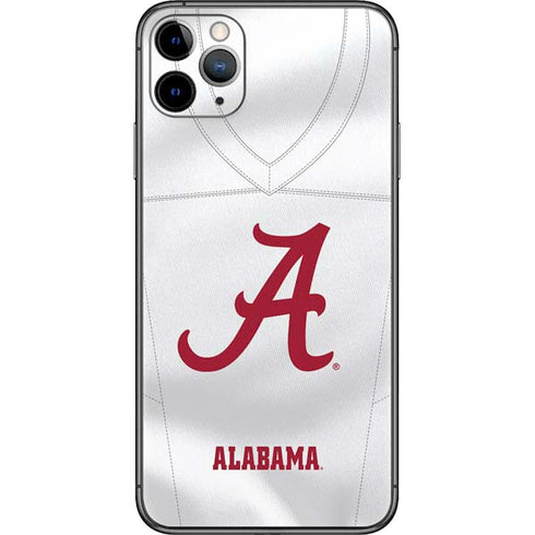 University of Alabama White Jersey iPhone 11 Pro Max Skin