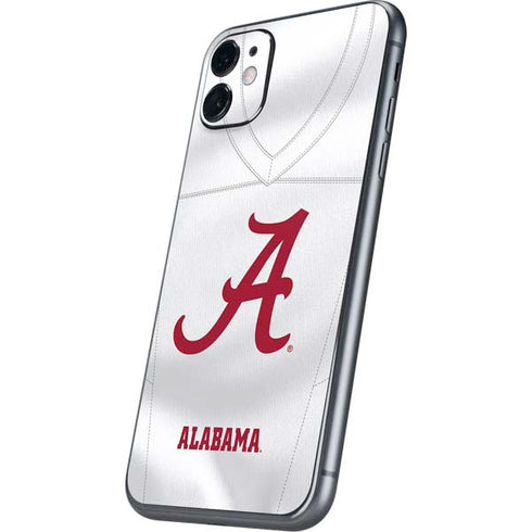 University of Alabama White Jersey iPhone 11 Skin