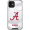 University of Alabama White Jersey iPhone 12 Clear Case