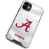 University of Alabama White Jersey iPhone 12 Clear Case