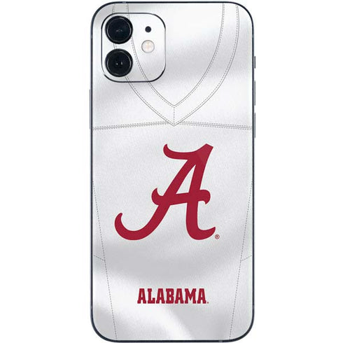 University of Alabama White Jersey iPhone 12 Mini Skin