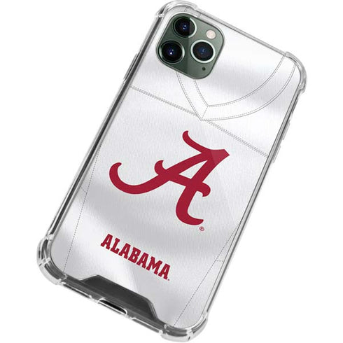 University of Alabama White Jersey iPhone 12 Pro Clear Case