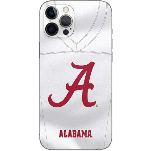 University of Alabama White Jersey iPhone 12 Pro Max Skin