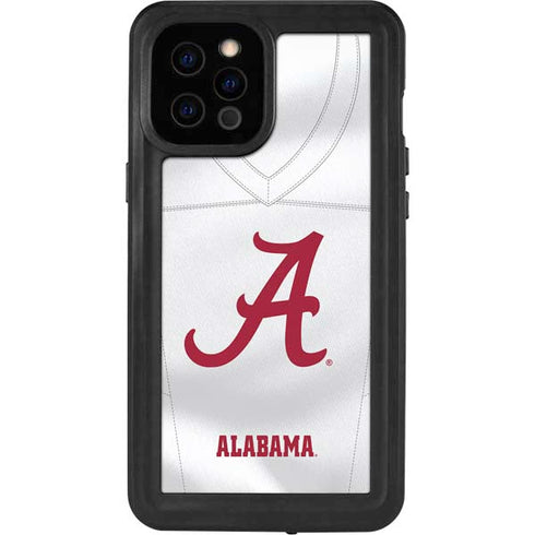University of Alabama White Jersey iPhone 12 Pro Max Waterproof Case