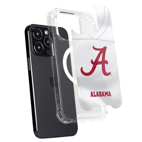 University of Alabama White Jersey iPhone 14 Pro MagSafe Case