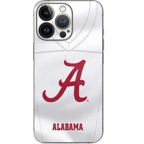 University of Alabama White Jersey iPhone 14 Pro Skin