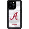 University of Alabama White Jersey iPhone 14 Pro Waterproof Case