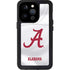 University of Alabama White Jersey iPhone 14 Pro Waterproof Case