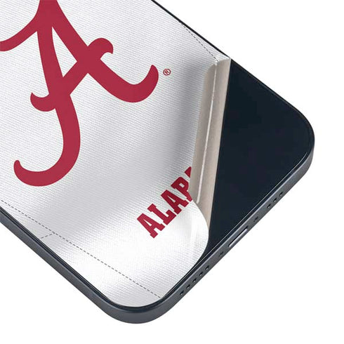 University of Alabama White Jersey iPhone Skins