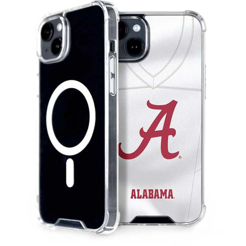 University of Alabama White Jersey iPhone 15 MagSafe Case