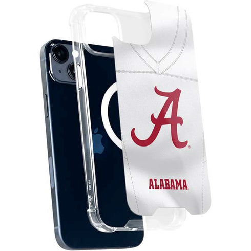 University of Alabama White Jersey iPhone 15 MagSafe Case