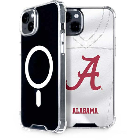 University of Alabama White Jersey iPhone 15 Plus MagSafe Case