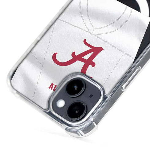 University of Alabama White Jersey iPhone 15 Plus MagSafe Case