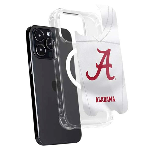 University of Alabama White Jersey iPhone 15 Pro MagSafe Case