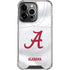 University of Alabama White Jersey iPhone 15 Pro Max Clear Case