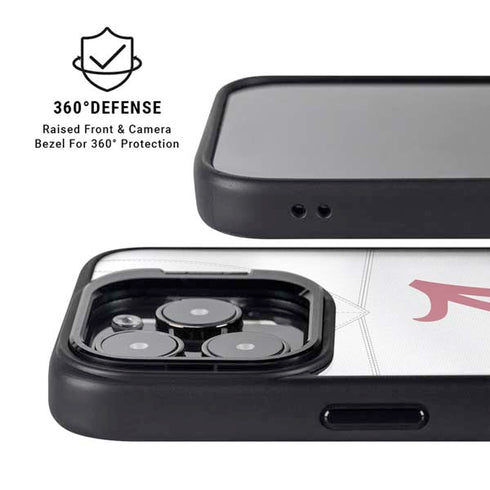 University of Alabama White Jersey iPhone 15 Pro Max Kickstand Case