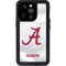 University of Alabama White Jersey iPhone 15 Pro Waterproof Case