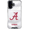 University of Alabama White Jersey iPhone 16 Clear Case