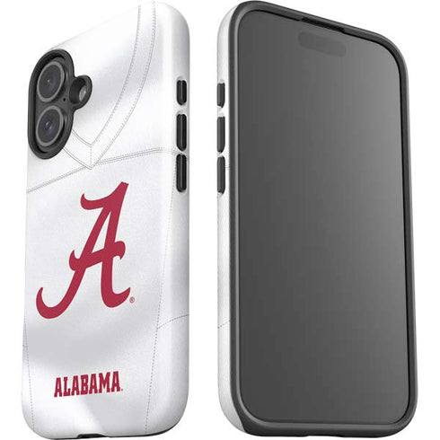 University of Alabama White Jersey iPhone 16 Impact Case