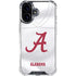 University of Alabama White Jersey iPhone 16 Plus Clear Case