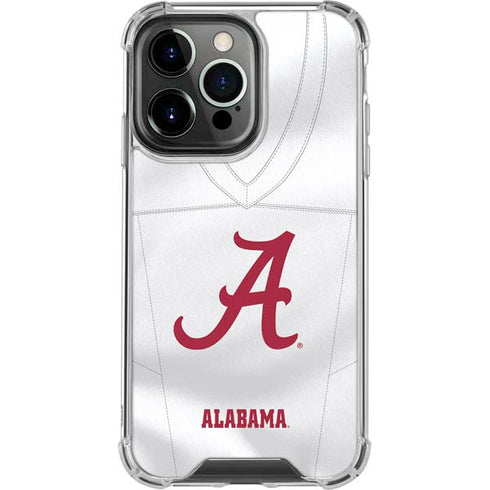 University of Alabama White Jersey iPhone 16 Pro Clear Case