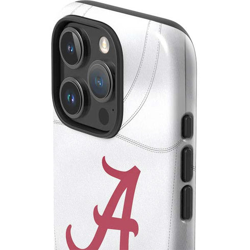 University of Alabama White Jersey iPhone 16 Pro Impact Case