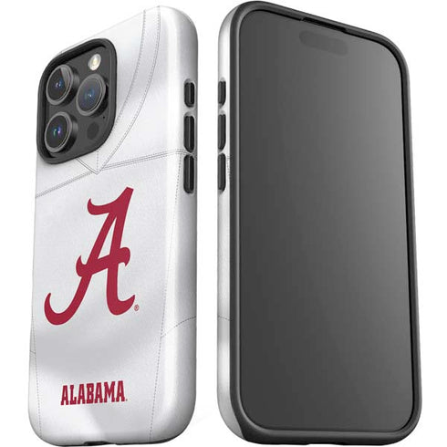 University of Alabama White Jersey iPhone 16 Pro Impact Case