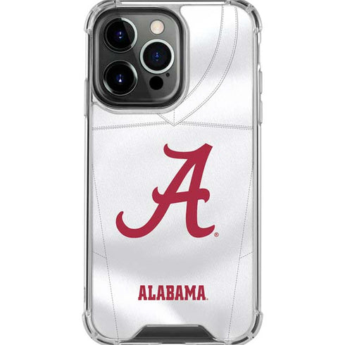University of Alabama White Jersey iPhone 16 Pro Max Clear Case