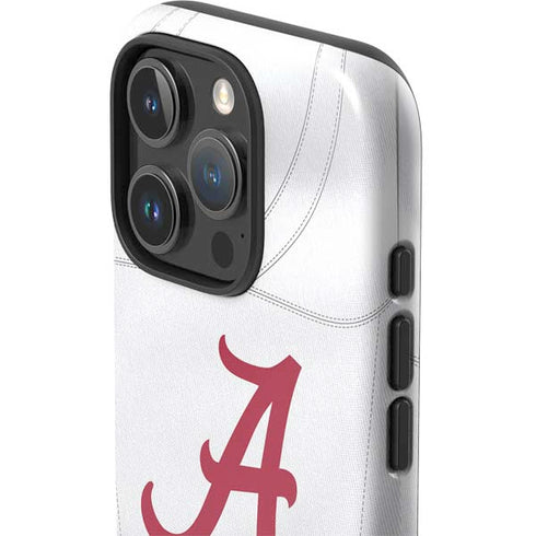 University of Alabama White Jersey iPhone 16 Pro Max Impact Case