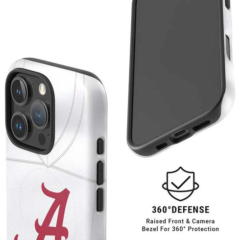 University of Alabama White Jersey iPhone 16 Pro Max Magsafe Impact Case