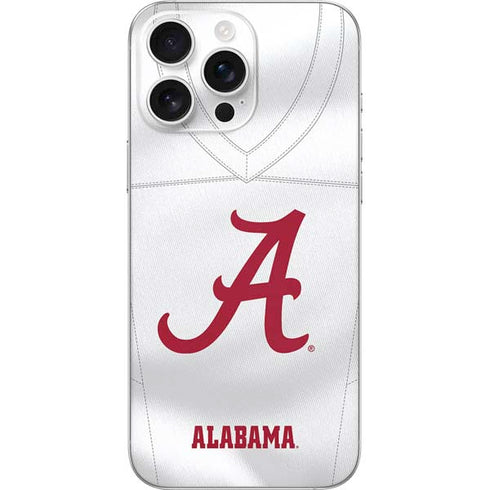 University of Alabama White Jersey iPhone 16 Pro Max Skin