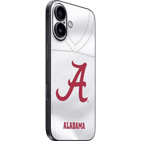 University of Alabama White Jersey iPhone 16 Skin