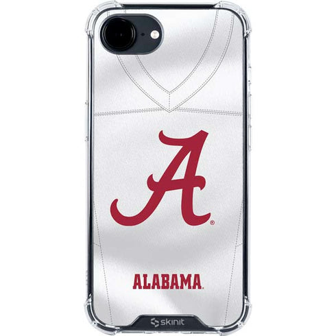 University of Alabama White Jersey iPhone 16e Clear Case