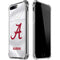 University of Alabama White Jersey iPhone 7/8 Plus Clear Case